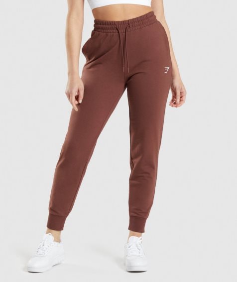 Women's Gymshark Training Jogger Dark Brown | NZ 6UFIBA